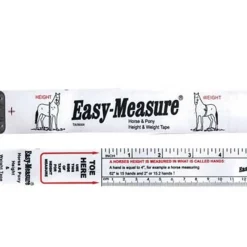 JACKS MFG Stable Hardware|Horse Measurement|Easy Measure Height/Weight Tape