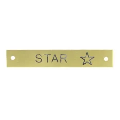 DOVER DROPSHIP Nameplates|Engraved Breed Logo