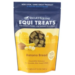ANIMAL HEALTH INTERNATIONAL Horse Treats|Horse Treats|Equi Treats™ Bite Sized Pellets by SmartEquine™ - 12 oz