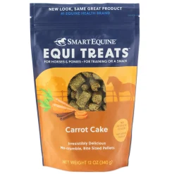 ANIMAL HEALTH INTERNATIONAL Horse Treats|Horse Treats|Equi Treats™ Bite Sized Pellets by SmartEquine™ - 12 oz
