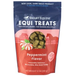 ANIMAL HEALTH INTERNATIONAL Horse Treats|Horse Treats|Equi Treats™ Bite Sized Pellets by SmartEquine™ - 12 oz