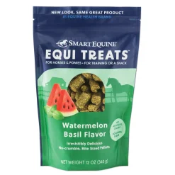 ANIMAL HEALTH INTERNATIONAL Horse Treats|Horse Treats|Equi Treats™ Bite Sized Pellets by SmartEquine™ - 12 oz