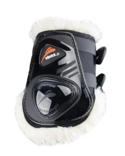 JPC EQUESTRIAN Horse Boots|eQuick eShock Legend Rear Hook-and-Loop Fluffy Boots