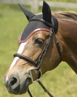 EQUIFIT Ear Bonnets|Ear Bonnets|® Ear Bonnet with Colored Trim and No Logo