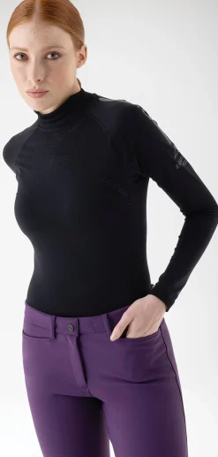 EQUILINE AMERICA Long Sleeve Tops|Equiline Ladies’ Crasem Seamless Long Sleeve Shirt
