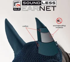 EQUILINE AMERICA Ear Bonnets|Ear Bonnets|Equiline Soundless Ear Net