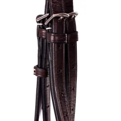 EQUINAVIA English Bridles|Valkyrie Fancy-Stitched Figure-8 Bridle & Reins