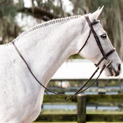 EQUINAVIA English Bridles|Valkyrie Fancy-Stitched Hunter Bridle & Reins