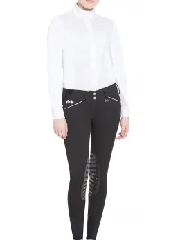 JPC EQUESTRIAN Knee Patch Breeches|Equine Couture™ Ladies' Brittni Silicone Knee-Patch Breech
