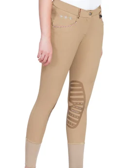 JPC EQUESTRIAN Knee Patch Breeches|Equine Couture™ Ladies' Brittni Silicone Knee-Patch Breech