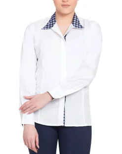 JPC EQUESTRIAN Show Shirts|Equine Couture™ Ladies' Isabel Coolmax® Long Sleeve Show Shirt