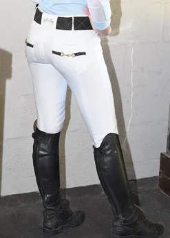 JPC EQUESTRIAN Knee Patch Breeches|Equine Couture™ Ladies' Sophie Silicone Knee-Patch Breech