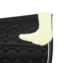 JPC EQUESTRIAN Close Contact Saddle Pads|Equine Couture™ Luxe All-Purpose Pad with Faux-Mink Fur