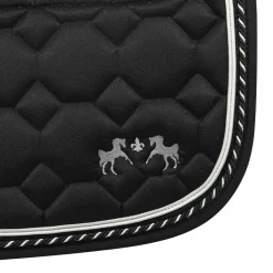 JPC EQUESTRIAN Close Contact Saddle Pads|Equine Couture™ Luxe All-Purpose Pad with Faux-Mink Fur