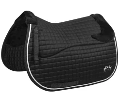 JPC EQUESTRIAN Close Contact Saddle Pads|Equine Couture™ Regal All-Purpose Pad with Faux-Mink Fur & Coolmax® Lining