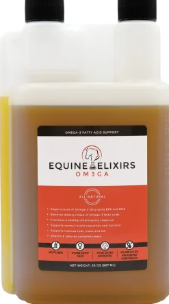 EQUINE ELIXIRS INC Horse Supplements|Equine Elixirs OM3GA® Omega-3 Fatty Acid Support