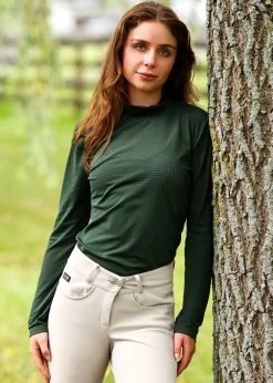 EQUISITE Long Sleeve Tops|Alesia Long-Sleeve Shirt