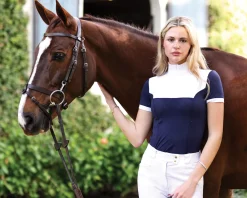 EQUISITE Show Shirts|Genevieve Short-Sleeve Show Shirt