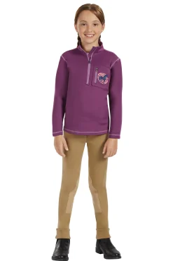 Kids ERS Kids' Casual Riding Clothes|EquiStar™ Kids’ Half-Zip Fleece Pullover