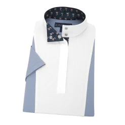 Kids ESSEX CLASSICS Kids' Show Shirts|Show Shirts|Danny & Ron’s Girls’ “I Love My Dog” Luna Performance Short Sleeve Show Shirt