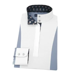 Kids ESSEX CLASSICS Kids' Show Shirts|Show Shirts|Girls’ Luna Performance Long Sleeve Show Shirt