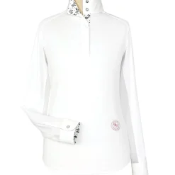 Kids ESSEX CLASSICS Kids' Show Shirts|Show Shirts|Girls’ Talent Yarn Long-Sleeve Show Shirt