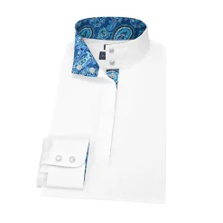 ESSEX CLASSICS Show Shirts|Ladies’ Talent Yarn® Straight Collar Long Sleeve Show Shirt