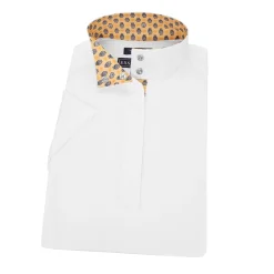 ESSEX CLASSICS Show Shirts|Ladies’ Talent Yarn® Straight Collar Short Sleeve Show Shirt