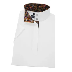 ESSEX CLASSICS Show Shirts|Ladies’ Talent Yarn® Straight Collar Short Sleeve Show Shirt