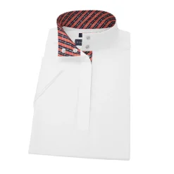 ESSEX CLASSICS Show Shirts|Ladies’ Talent Yarn® Straight Collar Short Sleeve Show Shirt