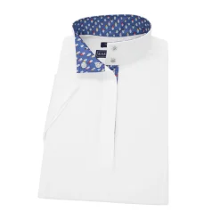 ESSEX CLASSICS Show Shirts|Ladies’ Talent Yarn® Straight Collar Short Sleeve Show Shirt