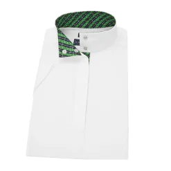 ESSEX CLASSICS Show Shirts|Ladies’ Talent Yarn® Straight Collar Short Sleeve Show Shirt