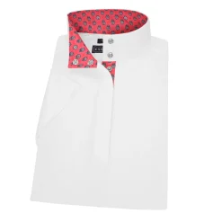 ESSEX CLASSICS Show Shirts|Ladies’ Talent Yarn® Straight Collar Short Sleeve Show Shirt