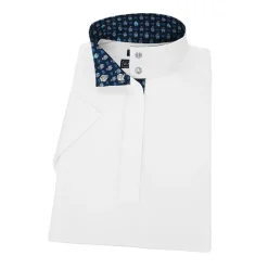 ESSEX CLASSICS Show Shirts|Ladies’ Talent Yarn® Straight Collar Short Sleeve Show Shirt
