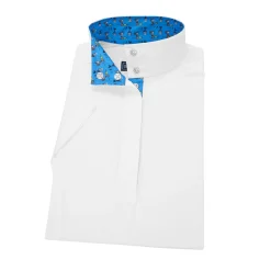 ESSEX CLASSICS Show Shirts|Ladies’ Talent Yarn® Straight Collar Short Sleeve Show Shirt