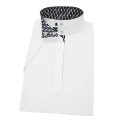 ESSEX CLASSICS Show Shirts|Ladies’ Talent Yarn® Straight Collar Short Sleeve Show Shirt