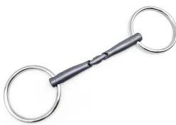 ELITE EQUESTRIAN SUP English Horse Bits|Fager Emil Titanium Loose Ring Bit, 16mm Mouth