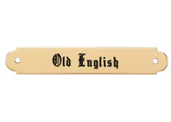DOVER DROPSHIP Nameplates|Fancy Halter Nameplate - 1 or 2 lines