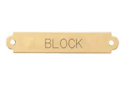 DOVER DROPSHIP Nameplates|Fancy Saddle Nameplate