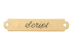 DOVER DROPSHIP Nameplates|Fancy Saddle Nameplate