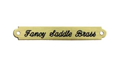 DOVER DROPSHIP Nameplates|Fancy Saddle Nameplate