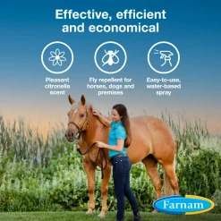 ANIMAL HEALTH INT Fly Control|Fly Repellents|Farnam® Bronco® E Fly Spray