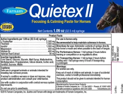 ANIMAL HEALTH INT Horse Supplements|Farnam® Quietex II™ Focusing & Calming Paste