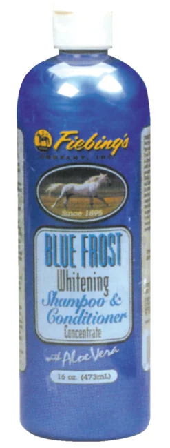 ANIMAL HEALTH INT Coat, Mane & Tail Care|Fiebing's Blue Frost Whitening Shampoo