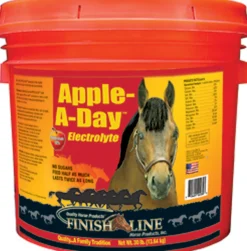 ANIMAL HEALTH INT Horse Supplements|Finish Line® Apple A Day™ Electrolyte, 30 Pounds