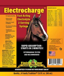 ANIMAL HEALTH INT Horse Supplements|Finish Line® Electrocharge™ Fast-Acting Electrolyte Paste