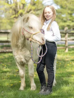 Kids FITS RIDING Kids' Breeches & Jods|FITS® Girls’ Denim Tread Knee-Patch Breech