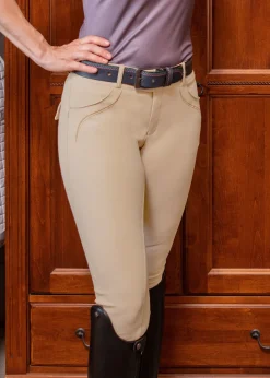 FITS RIDING Knee Patch Breeches|FITS® Ladies’ Abbey Tread Knee-Patch Breech