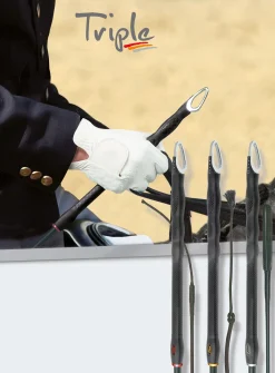 FLECK GMBH CO Riding Whips & Crops|Fleck® Impuls! Triple Solid Whip
