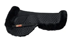 FLEECEWORKS Half Pads|™ FXK Technology Classic Sheepskin Half Pad with Rolled Edges